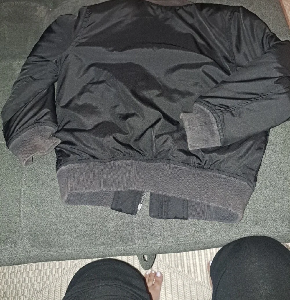 Gap Boy's Black Bomber Jacket - Classic Lightweight Coat Small